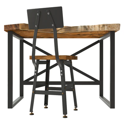 Slab table and chair — Ver 3