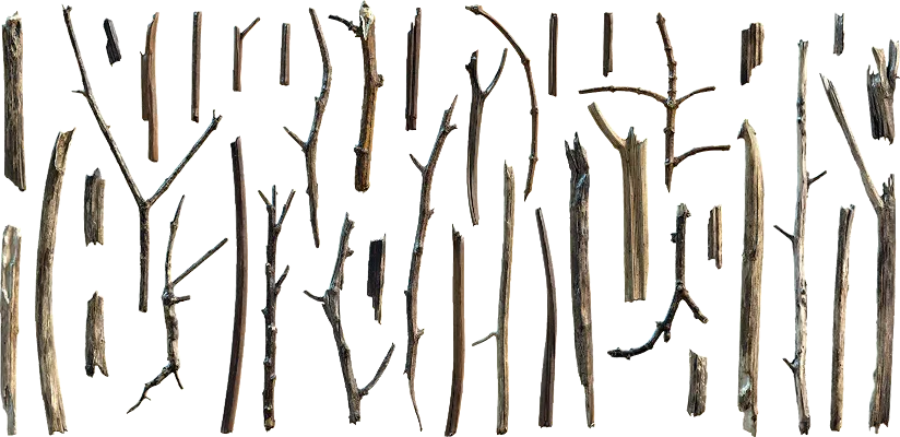 wooden sticks and twigs 002 — Descargar