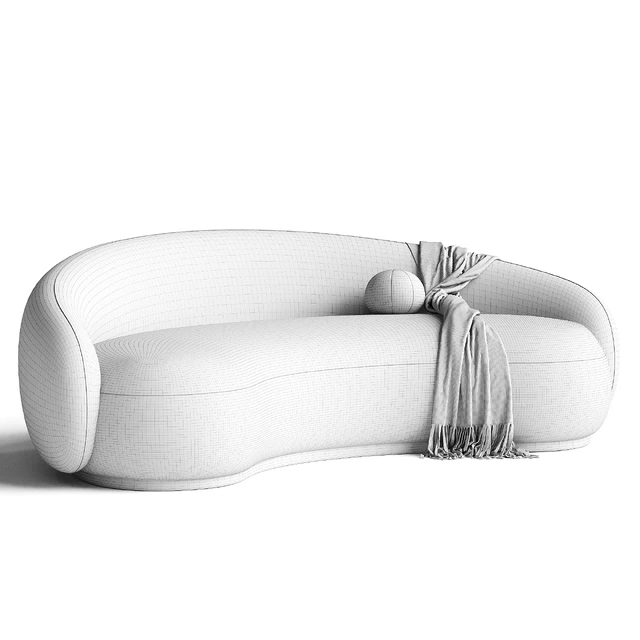 Kendall Sofa Blush — Скачать