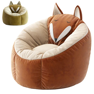 Kaikoo Kids Fox Bean Bag Chair — Ver 3