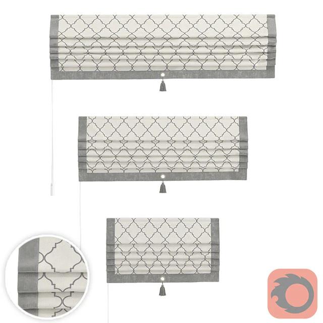 Set of Roman curtains TITOS (ISLA) — Descargar