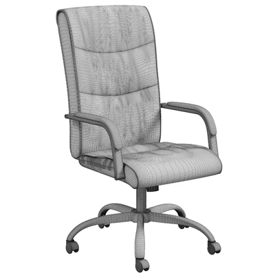 White Presidente Hooz Office Chair — Ver 2
