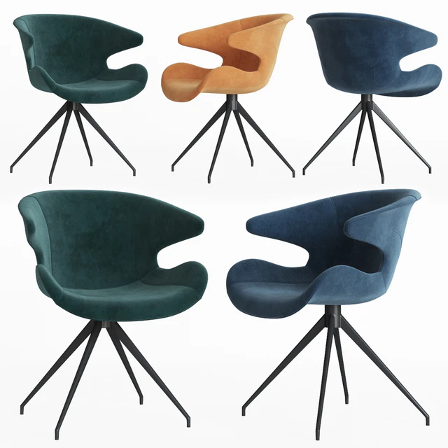 Mia Dining Armchair Zuiver — Descargar