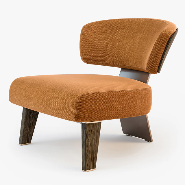 Minotti CREED Armchair WOOD — Descargar