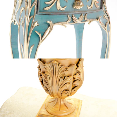 Bedside table with lamp Roberto Giovannini factory. — Ver 2