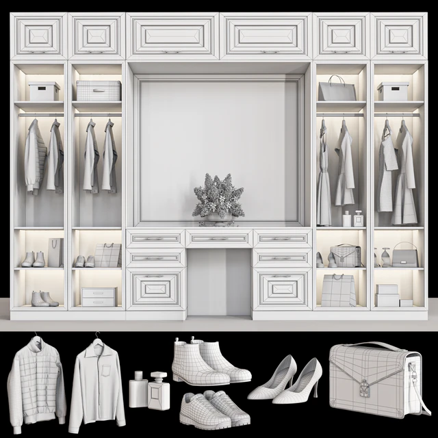 wardrobe 148-Vray — Скачать