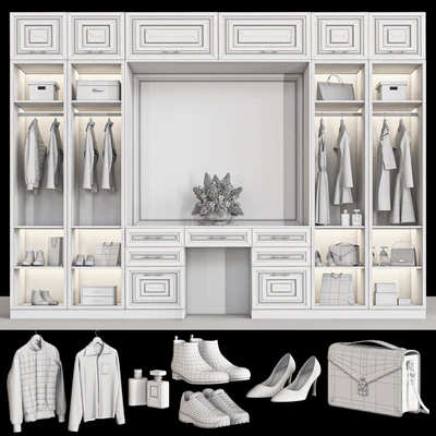wardrobe 148-Vray — Вид 2