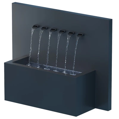 Modernist wall fountain — Ver 1
