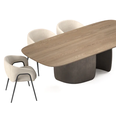 Bonaldo Mellow table and Alley chair — Ver 2