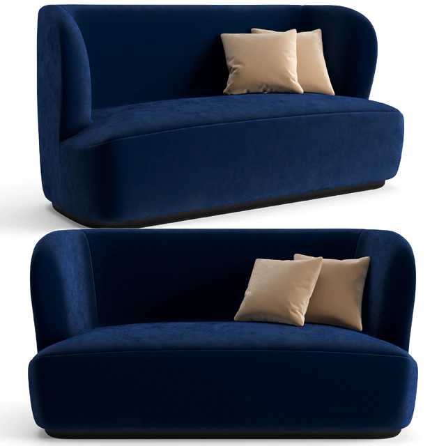 Gubi Stay sofa with base 150 cm — Descargar