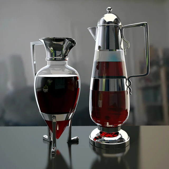 Antique decanters, Christopher Dresser, 1879. — Descargar
