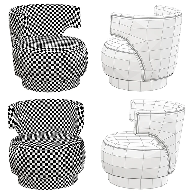 HOLLY HUNT Mesa Occasional Chair — Скачать