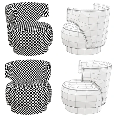 HOLLY HUNT Mesa Occasional Chair — Вид 2