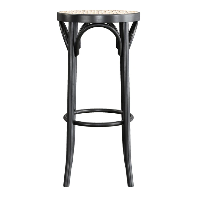 Pamono - Mid-Century Cane & Bentwood Stools by Michael Thonet — Скачать
