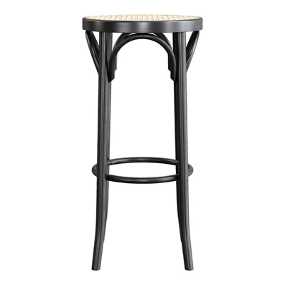 Pamono - Mid-Century Cane & Bentwood Stools by Michael Thonet — Вид 3