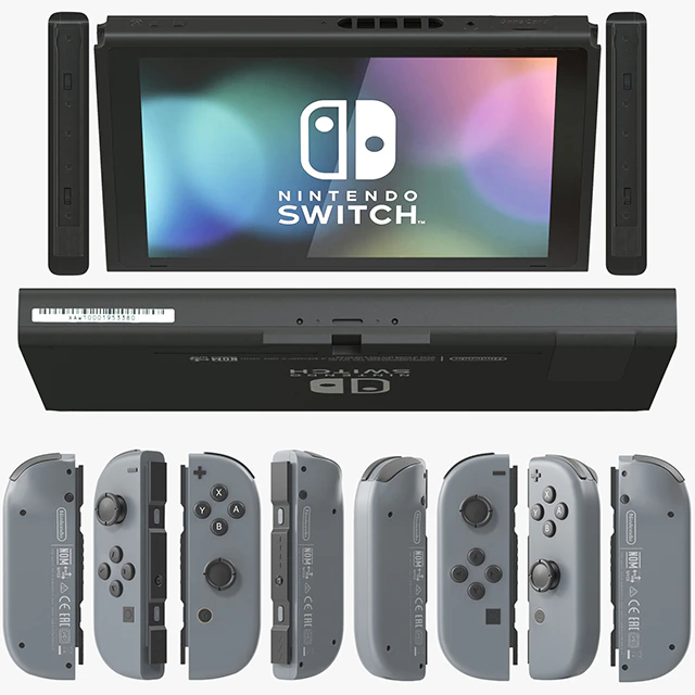 Nintendo Switch with Gray Joy Con — Скачать