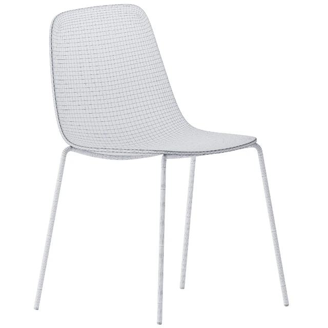 Maarten Plastic Four Legs Chair by Viccarbe — Descargar