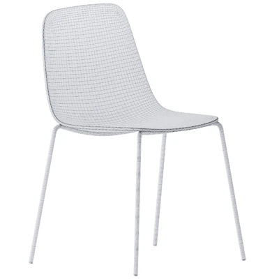 Maarten Plastic Four Legs Chair by Viccarbe — Ver 2