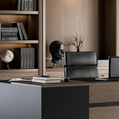 Office Furniture - Manager Set 20 — Вид 4