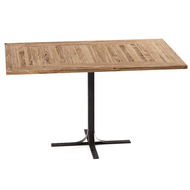 Mila square restaurant table M120 / Прямоугольный ресторанный столик — Скачать