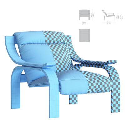 Marco Zanuso Leather Woodline Armchair by Cassina — Ver 3