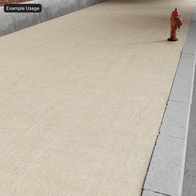 broom finished in situ concrete slab texture warm grey — Вид 3