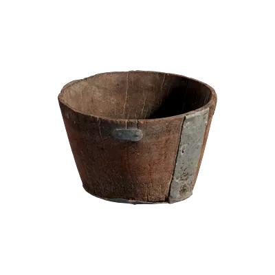 old wooden pot 001 — Descargar