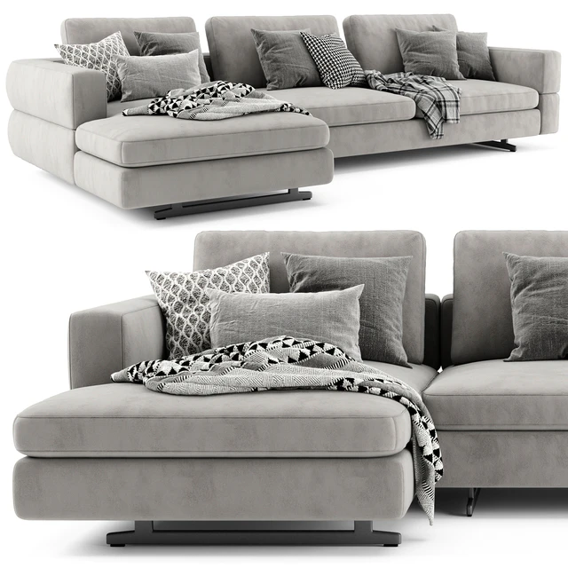 Bonaldo Ever More Chaise Longue Sofa — Скачать