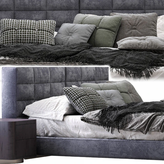 Minotti - Lawrence Bed 2 — Скачать