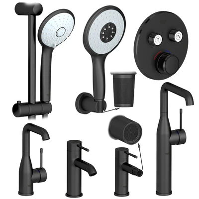 Grohe set 1 | Essence | Euphoria | with adjustable watering can — Ver 3