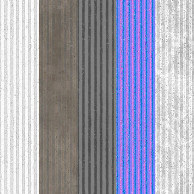 Ribbed concrete — Ver 2