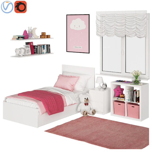 Universal children room Pink — Descargar