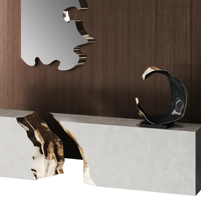 Reception desk with liquid element — Вид 2