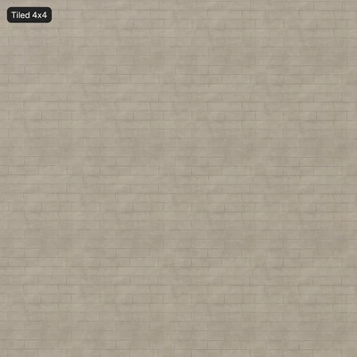slim concrete block wall texture beige — View 3