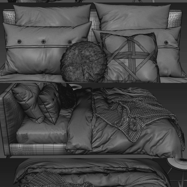 Meridiani Stone Up Bed — Descargar