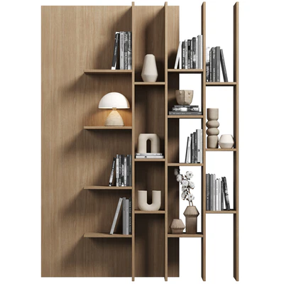 Cabinet with shelves 088 — Ver 1