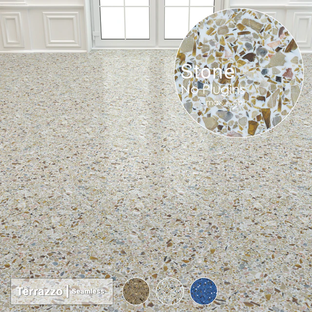 Seamless Terrazzo Stone 002 — Descargar