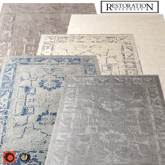 Carpet Restoration Hardware (Arte) 2440х3050 (5 colors) — Descargar