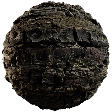 layered rock cliff 010 — Скачать
