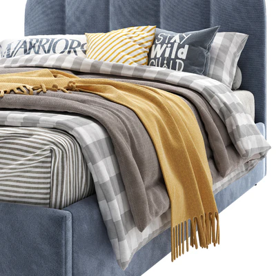 Nuance Upholstered Platform Bed — Ver 2