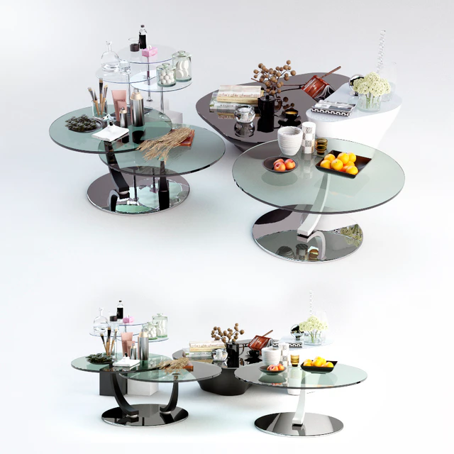 Set coffee tables Sattelan Italia 5 — Descargar