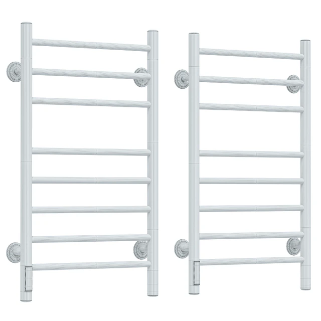 Grois Electric towel warmer Laura 500х800 black-white — Download