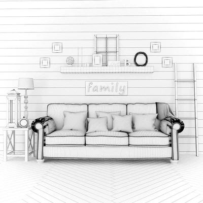 Sofa & Sitting Room set — Ver 2