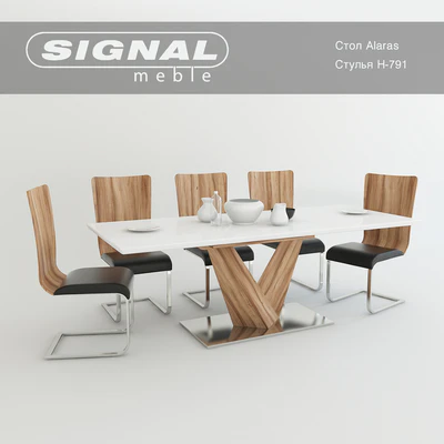 Table Alaras Chairs H-791 Factory Signal — Ver 2