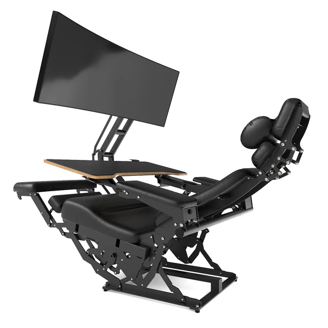 Ergonomic chair EasyWorkStation. Cyberstation. — Descargar