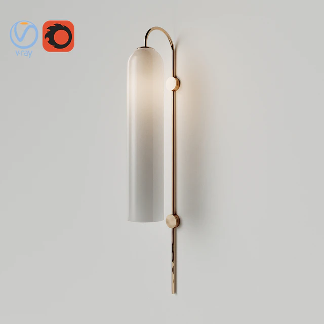Wall Float Lamp Milky — Скачать