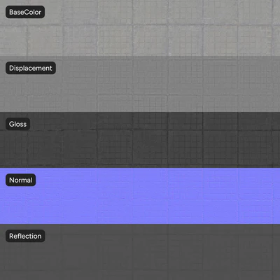 grid stamped matte board form concrete texture — Вид 3