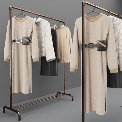 Elegant Woman Clothes Set 03 — Ver 4