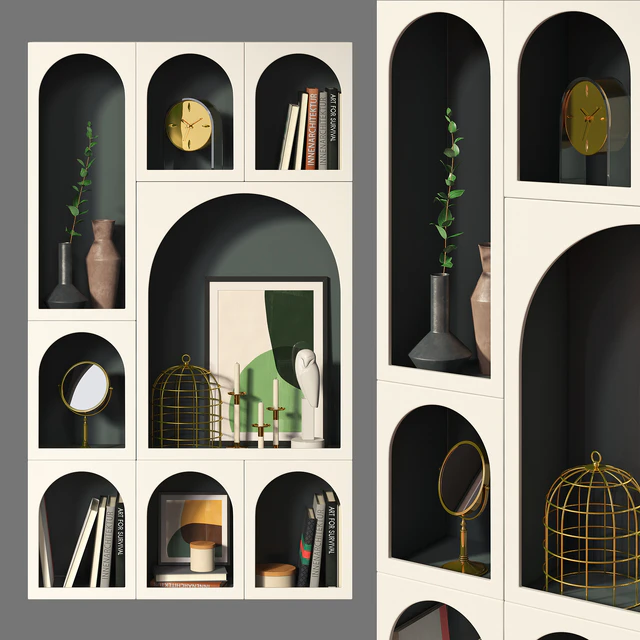 Книжный шкаф Bonaldo set 01 — Скачать
