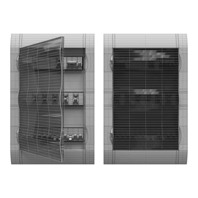 36-module Schneider Electric Easy9 built-in electrical panel — Ver 2